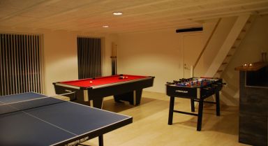 Facilities in luxury holiday home