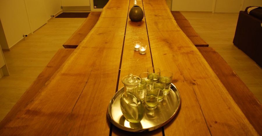 Massive oak table